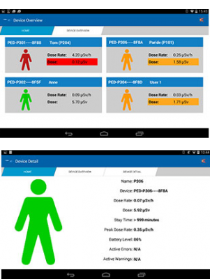 DoseVision personal electronic dosimeter software